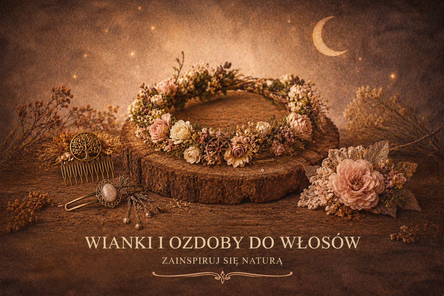WIANKI I OZDOBY DO WŁOSÓW